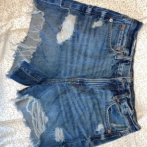 women jean shorts